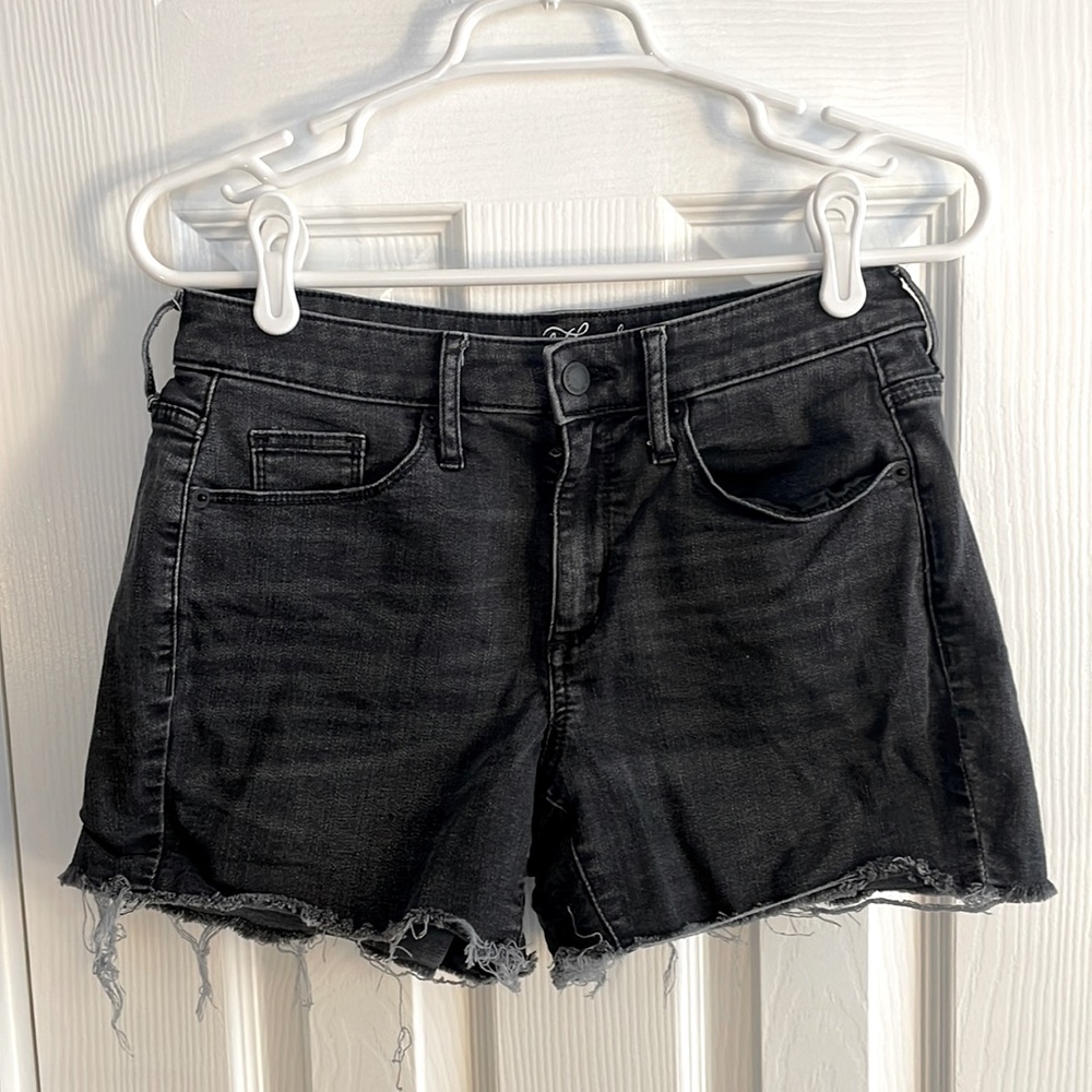 Universal Thread black denim high rise shorts